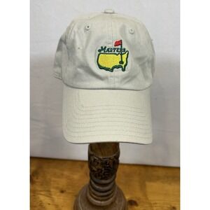 Masters Augusta Natl Golf Hat Spell Out‎ Logo Derby Baseball Trucker Off White